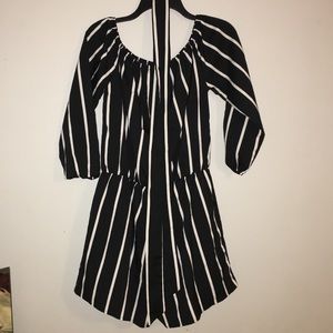 Black and White Romper